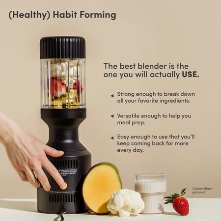 The Beast Blender; Personal Countertop Blending for Smoothies, Shakes, Food Prep & Frozen Fruits & Veggies; Extra Portable Vessels, Straw Cap & Straws Included; 1000W Motor (Cloud White)