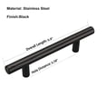 thumbnail image 2 of Hardware Bathroom Cabinet Pulls Stainless Steel Bedroom Knobs for Indoor 10pack Furniture Handles for Cupboard Office Home Kitchen 5.9x3.78In, 2 of 5