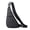 black, variant on Chest bag men's new chest bag nylon cloth splash-proof travel small backpack - black