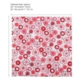 thumbnail image 4 of Rdeghly 7pcs Cotton Fabric Square Flower Pre-cut DIY Patchwork Cloth Red Flower Series,Patchwork, 4 of 9