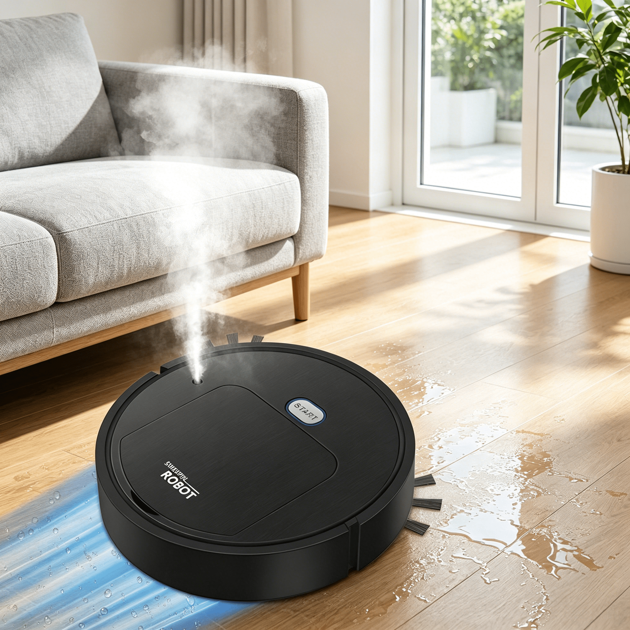 CURYMAY 2026 New Robot Vacuum Cleaner,Smart Vacuum Cleaner with Strong Suction and Low Noise,Slim Robotic Sweeping Robot for Home and Carpet Cleaning