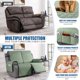 thumbnail image 4 of Funda para muebles TAOCOCO, impermeable, para sillón reclinable, color verde salvia, 4 of 8