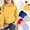 Yellow, variant on Mfakffe Girls Polo Shirt Back To School Long Sleeve School Uniform Fall Casual Shirts Vacation Lapel Collar Tops (Yellow, 6-7 Years)