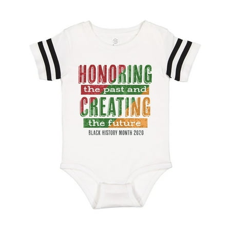 

Inktastic Honoring the Past and Creating the Future Red Green Yellow Gift Baby Boy or Baby Girl Bodysuit