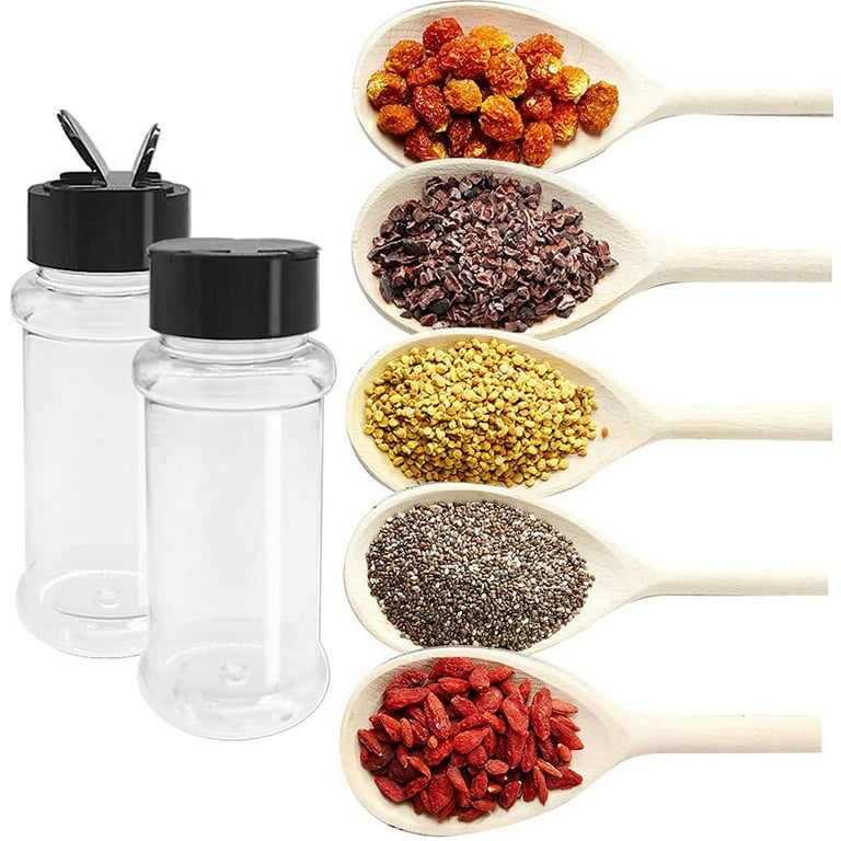 Jars For Spices Salt And Pepper Transparent Seasoning Jar - Temu