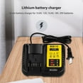 thumbnail image 2 of Lithium Battery Charger for 10.8V 12V 20V DCB101 DCB200 DCB140, 2 of 10