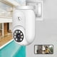 thumbnail image 1 of Cámaras inalámbricas de seguridad para exteriores e interiores, cámara de seguridad WiFi con visión nocturna a color de 1080P, detección de movimiento, monitor de cámara IP54 de Way Talk, 1 of 9