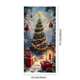thumbnail image 3 of Christmas Decorations Door Frame Cover Party Holiday Hanging Cloth Stickers For Indoor Outdoor Entrance Wall Scene Setting Christmas Ornaments Christmas Gifts, 3 of 6