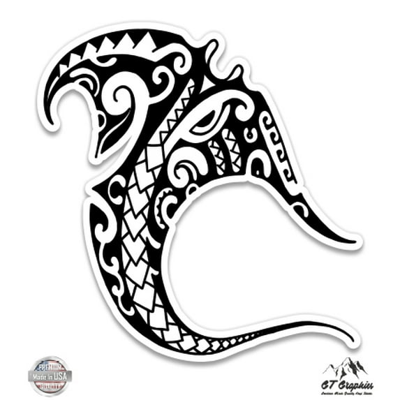 Manta Ray - 12" Vinyl Sticker Waterproof Decal