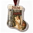 thumbnail image 2 of Christmas Stocking Cash & Treat Holder Ornament, Christmas Money Holder Ornaments, Christmas Decoration, Christmas Gift for Kiddo Adults (Angle), 2 of 6