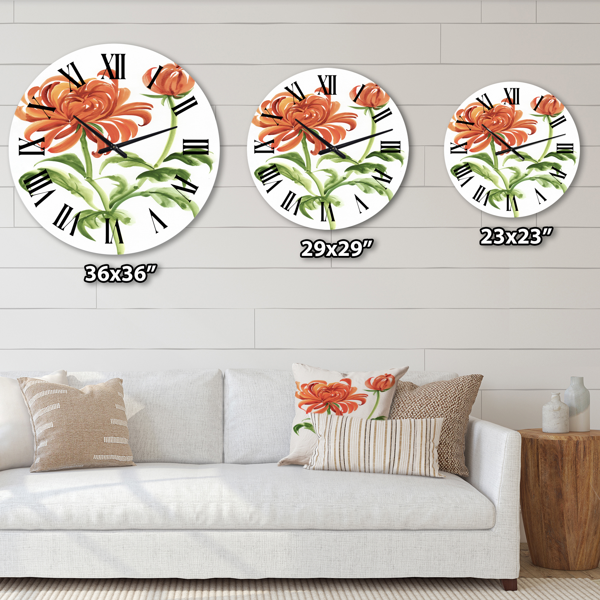 Designart 1 in Traditional Wall Clock
