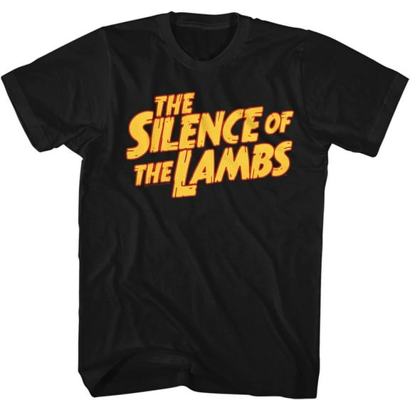 Silence Of The Lambs Retrologo Black Adult T-Shirt 4Xl