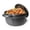 Black 60oz, variant on Casserole Clay Pot Heat-resistant Premium Ceramic Bowls Lid Cooking Soup Black White (Black 60oz)