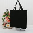 thumbnail image 2 of Threadart by Premium Canvas Unisex Tote Bags, Black, 2 of 9