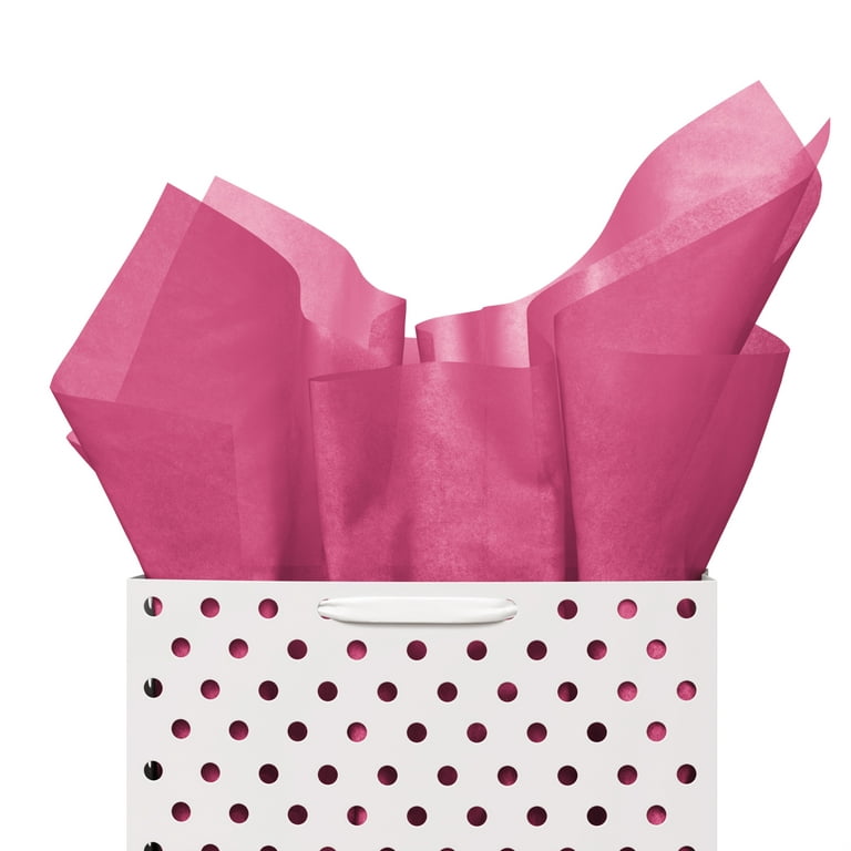 Crown Display 120 Count of Acid Free Tissue Paper for Gift and Crafts 15 x  20 - Hot Pink