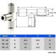 thumbnail image 2 of Conectores de aire KAIYANG Niquelado de cobre 6 mm de diámetro exterior unión en T paquete de 5, 2 of 5