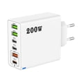 thumbnail image 1 of 200W Charger Super Fast Wall Charging USB C Multi-Port Mobile Phone Charger, 1 of 8