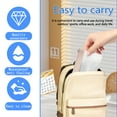 thumbnail image 5 of 4 Pack Clear Pencil Pouch with Zipper, Transparent Zipper Pouch Bags, Multi-Purpose Zippered Pen Holder Pencil Case, Cosmetic Makeup Bag for Stationery Classroom Office Organizer (4 Colors), 5 of 7