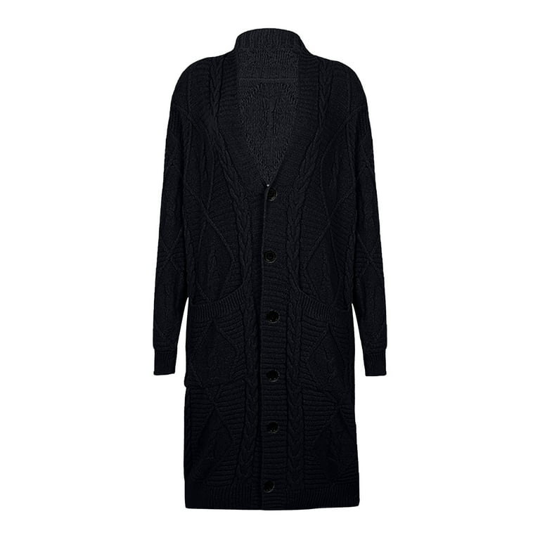 Black sweater coats cheap