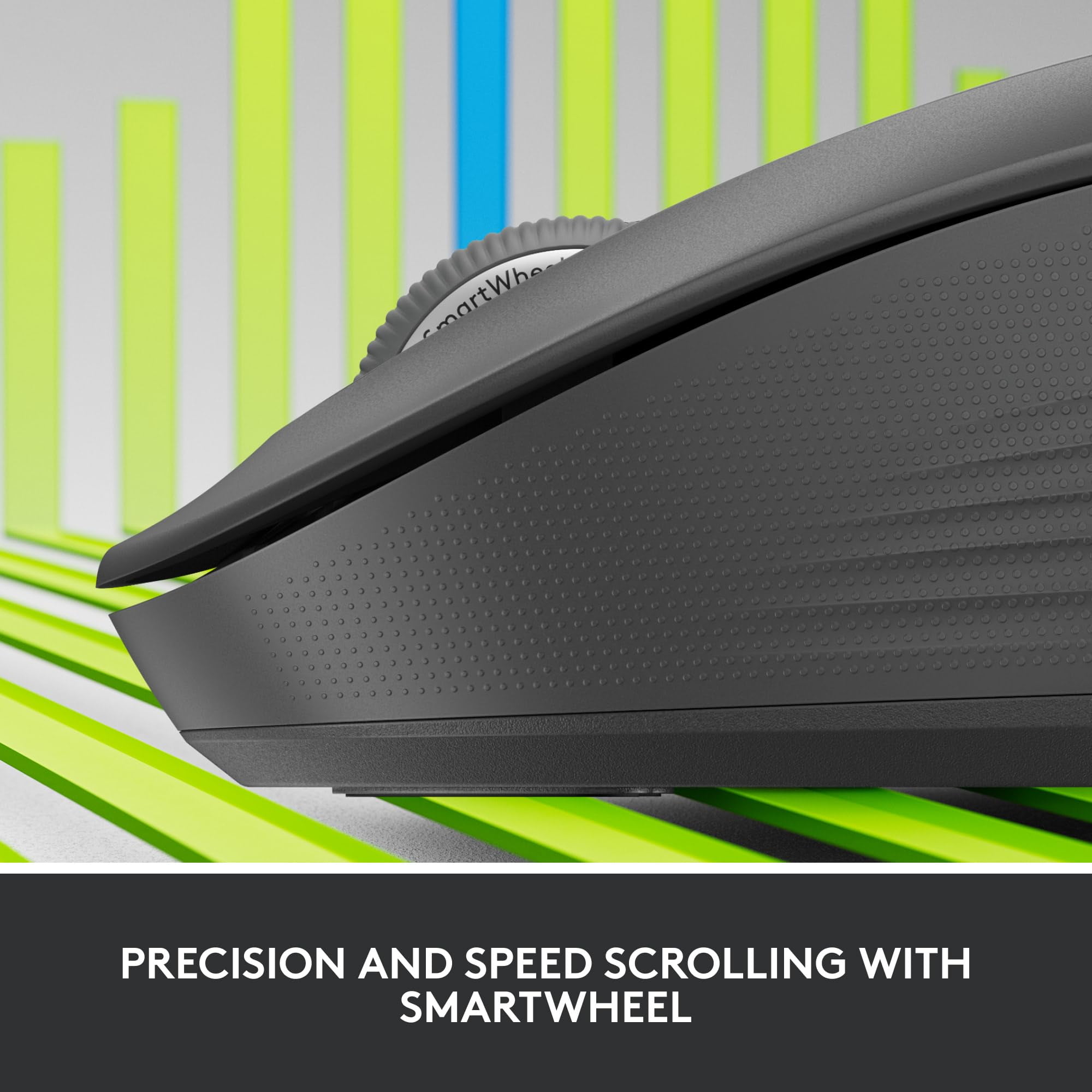 Logitech Signature M550 Wireless Mouse - For Small to Medium Sized Hands, 2-Year Battery, Silent Clicks, Bluetooth, Graphite