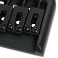 thumbnail image 6 of Chrome Metal Hardtail Saddle Bridge Guitar Tailpiece with Wrench Screw Black, 6 of 6