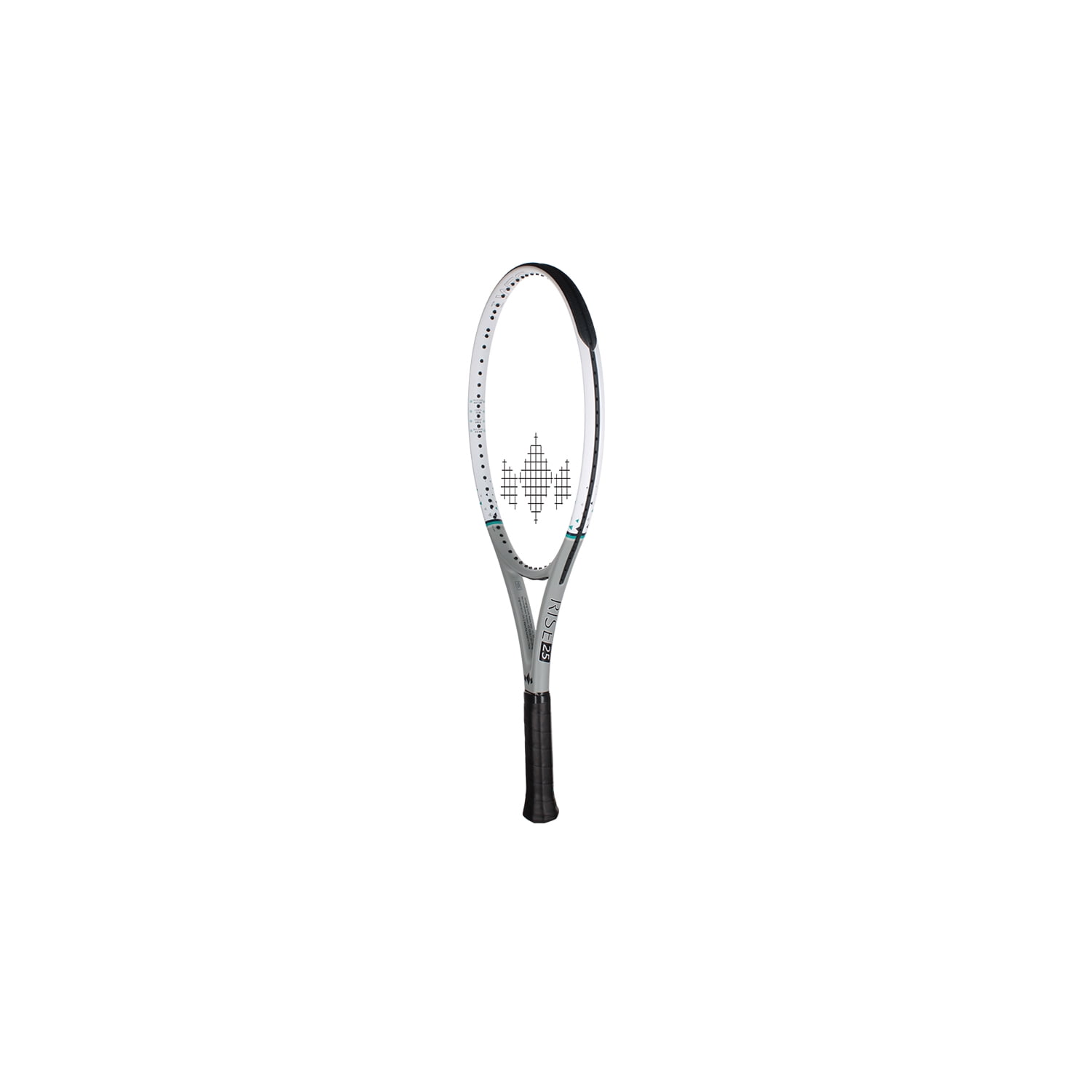 Diadem Sports Rise 25" Junior Tennis Racket in Grey, 8.5oz,PreStrung
