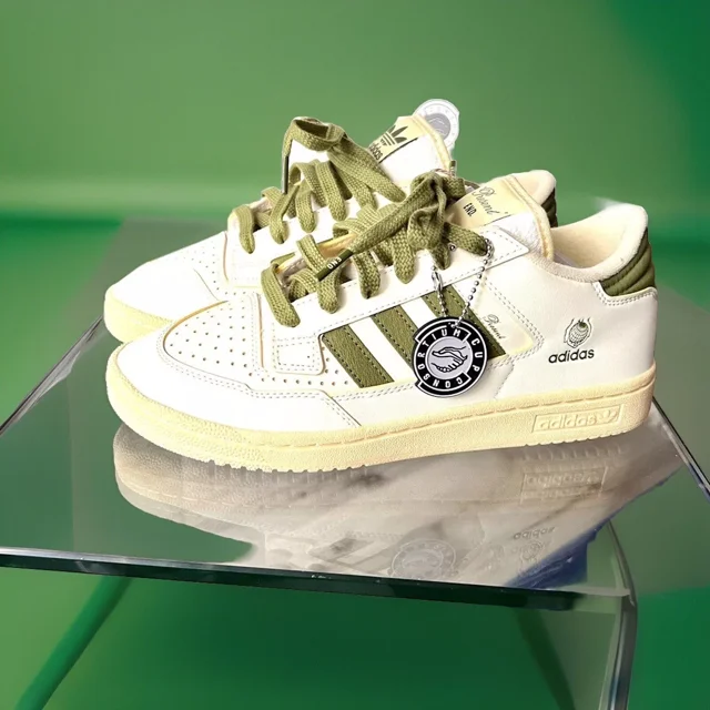 END X Adi Centennial LO Cream Green Size 8.5 Men’s Shoes Consortium Cup ID2907