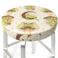 thumbnail image 3 of Disketp Frogs Stool Covers Round, Super Soft Round Bar Stool Cushion Covers Seat Cushion - 12 Inch, 3 of 7