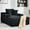 Black, variant on Leumius 67'' Oversized Chaise Lounge Chair Indoor,Modern Velvet Upholstered Sofa Bed,Deep Seat Sofa with Back Cushion and Pillows,Cozy Sleeper Couch for Living Room, No Assembly Required,Dark Gray