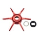 thumbnail image 5 of Accesorio de arrastre Star para carrete de pesca, modificado, práctico, resistente, de repuesto, con llave de descarga de freno, ligero, de metal de Rojo, 5 of 8
