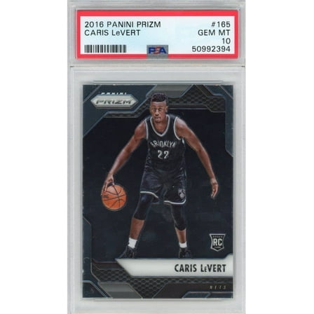 Graded 2016-17 Panini Prizm Caris LeVert #165 Rookie RC Basketball Card PSA 10 Gem Mint