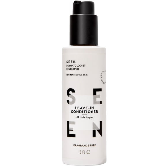 SEEN Leave-In Conditioner, Fragrance Free - Leave-In Hair Conditioner & Heat Protectant - Detangles & Hydrates- Formulated without Parabens, Sulfates or Phthalate - 5 fl oz