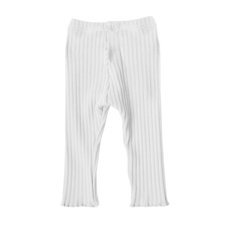 

Baby Boys Cotton Spring Autumn Solid Ribbed Long Pants Leggings