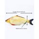 thumbnail image 2 of 1pc Plush Simulation Fish Pet Cat Toy For Interactive Play, 2 of 3