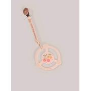 JuJuBe x Studio Oh! Silicone Teether Ring & Detachable Clip - Cherry Cute by Doodle By Meg