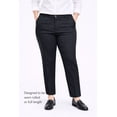 thumbnail image 3 of Ellos Comfortable Women's Plus Size Modern Stretch Chino Pants Slim Fit Work & Casual, 3 of 6