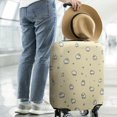 thumbnail image 2 of Stretch Luggage Cover L(25-28in)– Elastic Travel Suitcase Protector with Handle Openings & Bottom Closure, Washable Polyester Spandex Cover for 18"-32" Suitcases, S/M/L/XL Size, 2 of 6