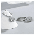 thumbnail image 4 of 2 PZS Aretes Pendientes Mujer Colgantes Color plata, 4 of 5