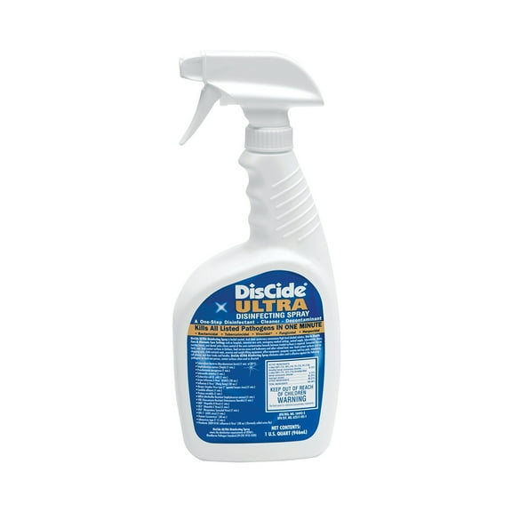 DisCide Ultra Surface Disinfectant Cleaner Liquid 1 Quart Bottle Herbal Scent 1 Ct 3565Q