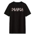thumbnail image 2 of Camiseta para mujer Activewear Camisetas de gran tamaño para compras de viajes en la calle Negro Yuyangstore camiseta de mujer, 2 of 8