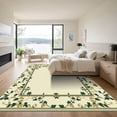 thumbnail image 3 of ODIKA 5'x7' Machine Washable Non-Slip Area Rug, Traditional Cream High Traffic Rug with Pad, Beige, 1053025, 3 of 8
