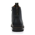thumbnail image 5 of Polar Fox Knoxville MPX806068 Mens Casual Work Laced Classic Motorcycle Combat Zipper Boots, in Midnight Navy, Men's Size 7, 5 of 8