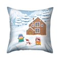 thumbnail image 2 of JLFNYA Pillow Covers,Pillow Protector Clearance!Christmas Print Pillow Case Polyester Sofa Car Cushion Cover Home Decor 4Pcs, 2 of 5