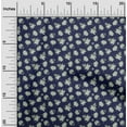 thumbnail image 2 of oneOone Silk Tabby Blue Fabric Jacobean Floral Quilting Supplies Print Sewing Fabric By The Yard 42 Inch Wide, 2 of 4