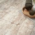 thumbnail image 3 of Nourison Luxurious Shag Abstract Textures Area Rug Ivory Beige 4' x 6', 3 of 8