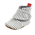 thumbnail image 3 of Juebong Infant Baby Cozy Booties Newborn Boy Girl Stay On Slipper Fall Winter Gripper Non-Slip Crib Shoes Gray,13, 3 of 8