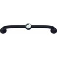 thumbnail image 2 of Atlas Homewares 345-BL Legacy Crystal 5.75-Inch Bracelet Pull, Matte Black, 2 of 3