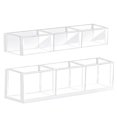 thumbnail image 1 of ​​Piwvid Acrylic Cabinet Door Mounted Holder, Reusable Tumbler Organizer Rack for Small Kitchen Accessories Storage, Sticky Cupboard Container Shelf​​, 1 of 9