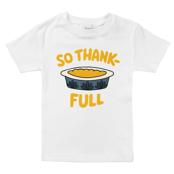 Spunky Stork Thankful Thanksgiving Casserole Boys Girls Toddler Kids Organic T Shirt