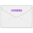 thumbnail image 2 of eloria-décor Confirmed Violet Ink Self Inking Rubber Stamp Office & Commercial Use Office Stationary, DESIGN01, 2 of 2